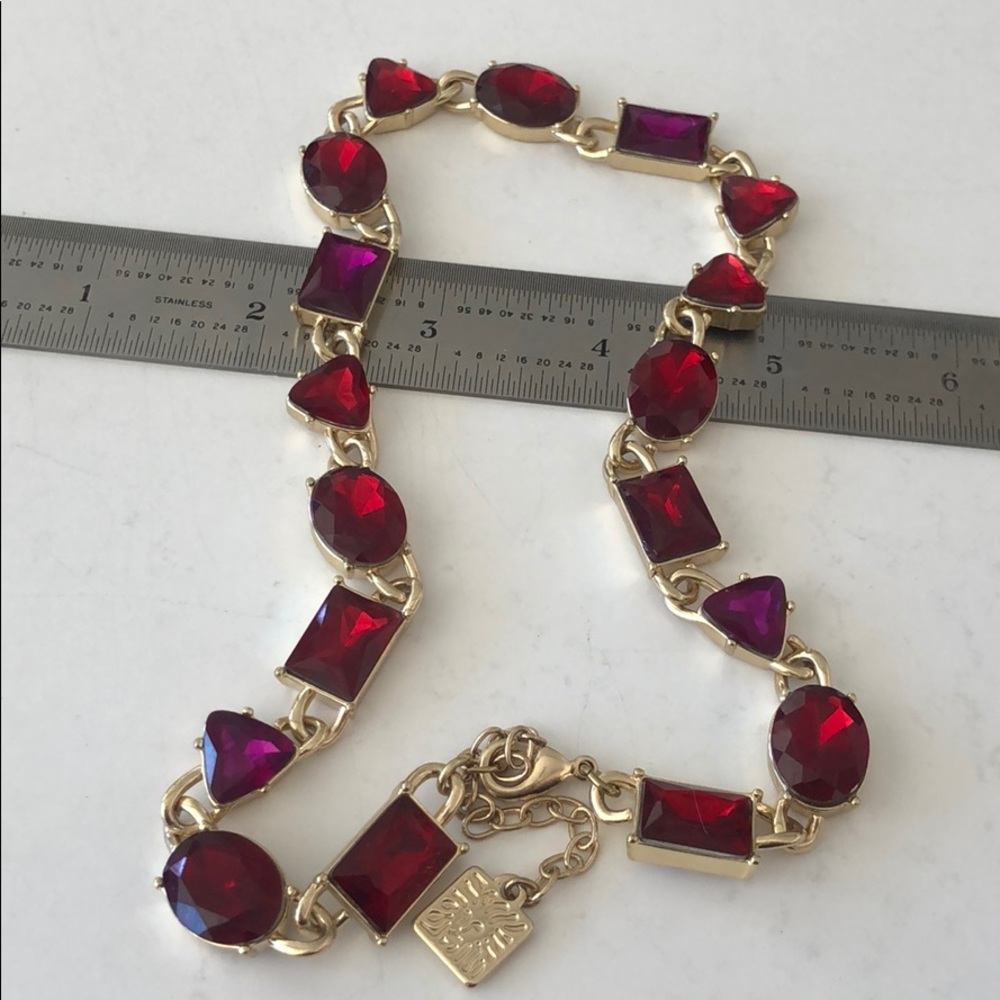 Vintage Ann Kline Necklace red - Picture 4 of 6